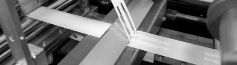 Custom cutting of adhesive tapes