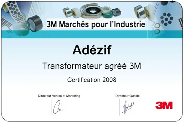 Adezif transformateur de rubans adhésifs agréé 3M