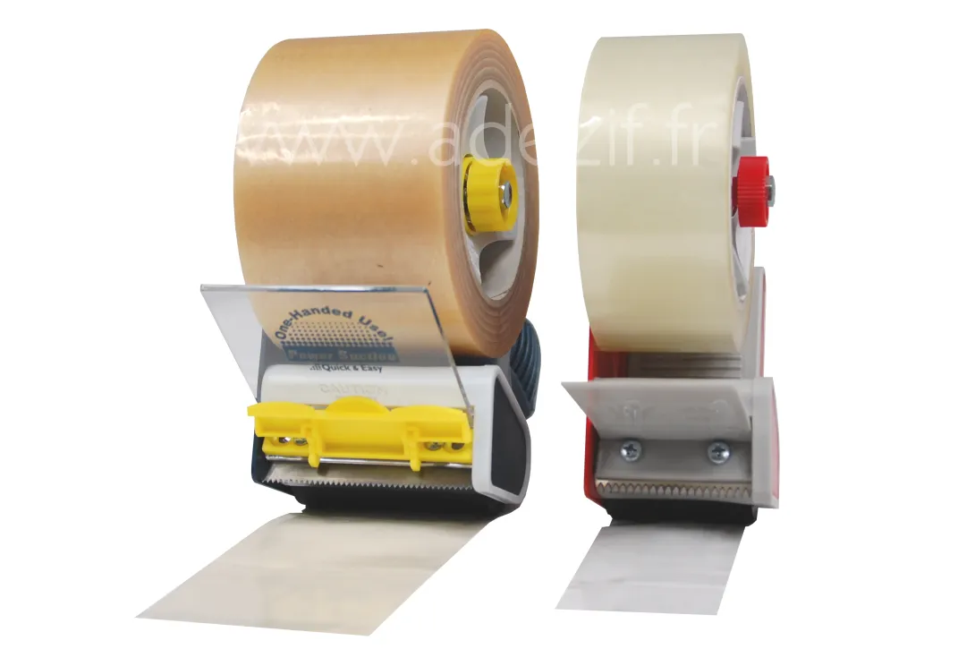 dévidoirs pour rubans adhésifs de 50 mm de large et de 75 mm de large
