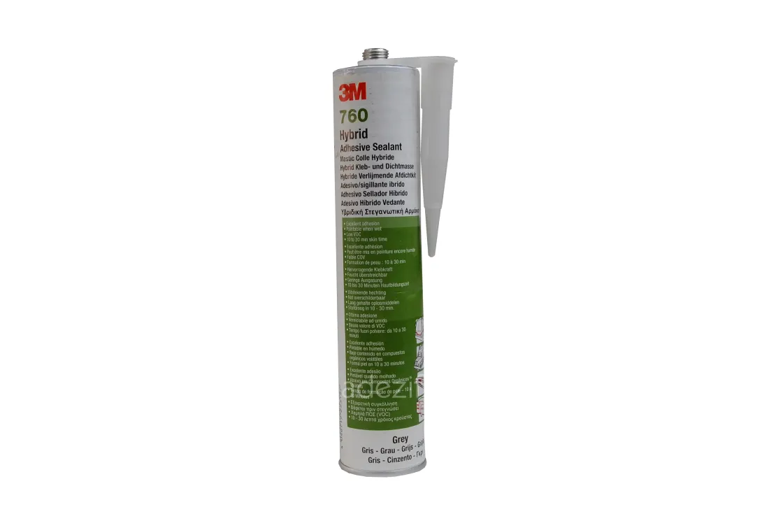 3M 760 mastic colle hybride PU avec étiquette blanche et verte